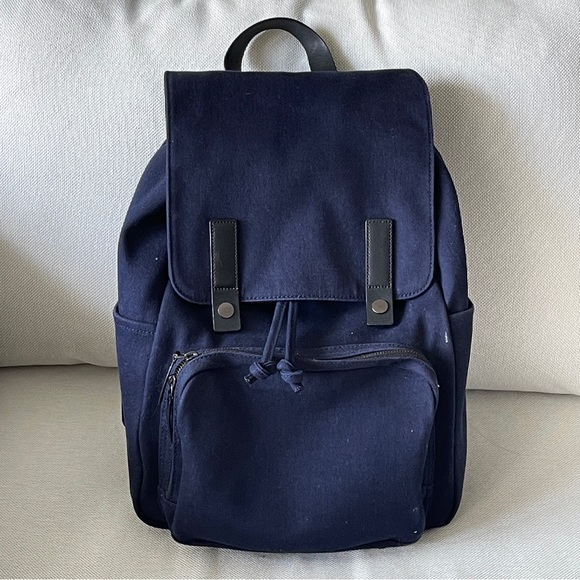 Everlane Bags Everlane The Modern Snap Backpack Navy Blue Unisex